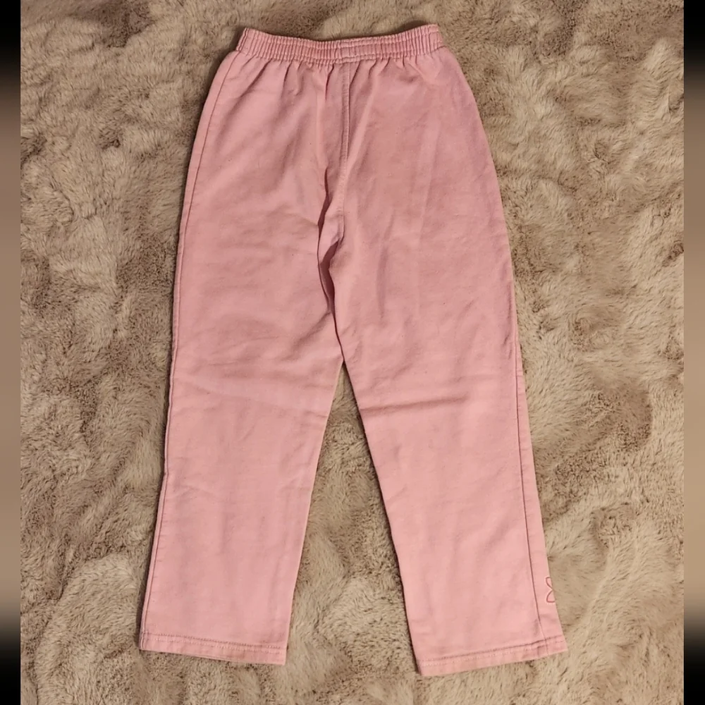 Adidas girl's sweatpants size large 6X, color pink - Picture 3 of 8